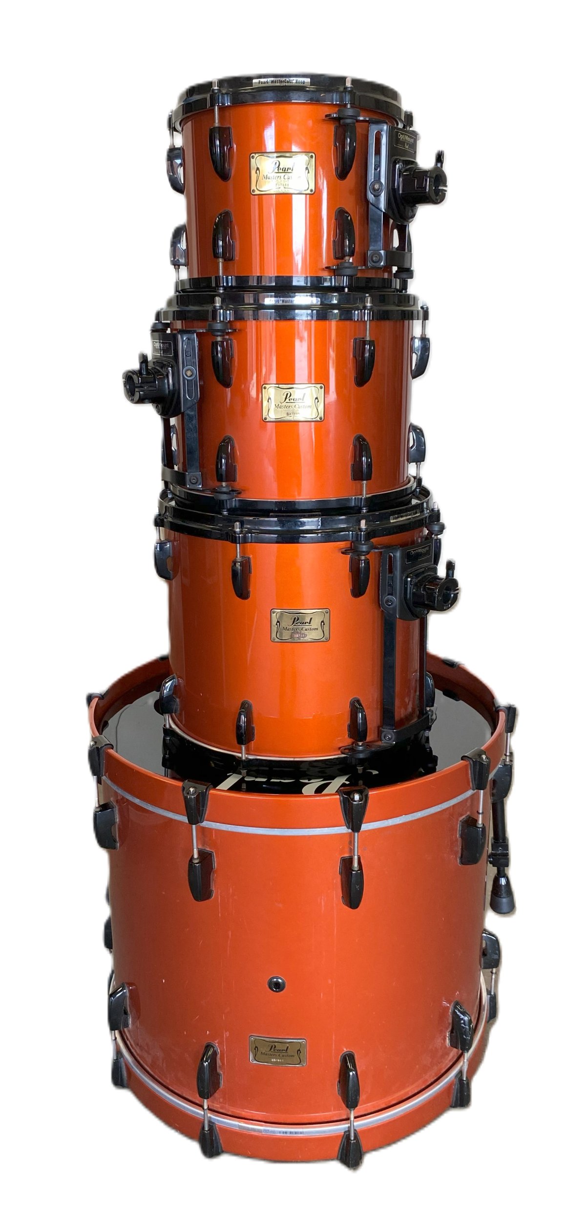 USED Pearl Masters Custom Maple Shell drum kit incl. Flightcase Used products Allround Musik